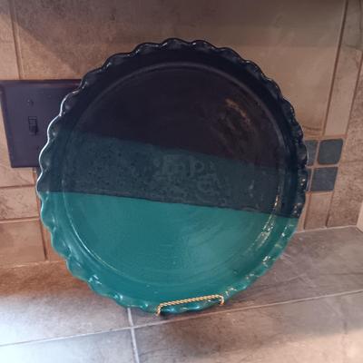 HANDCRAFTED CLAY SERVING BOWL AND PLATTER