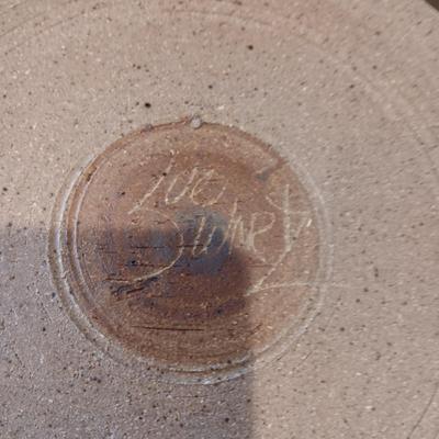 HANDCRAFTED CLAY SERVING BOWL AND PLATTER