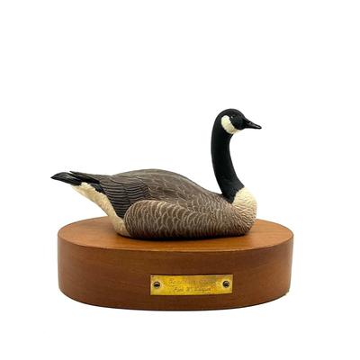 O628 Small Jack Cooper Carved Goose Decoy 1980
