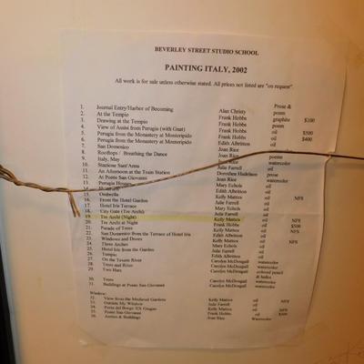 Framed & Matted Kelly Mattox Tre Archi (Night) Print 18.75”x18.25”