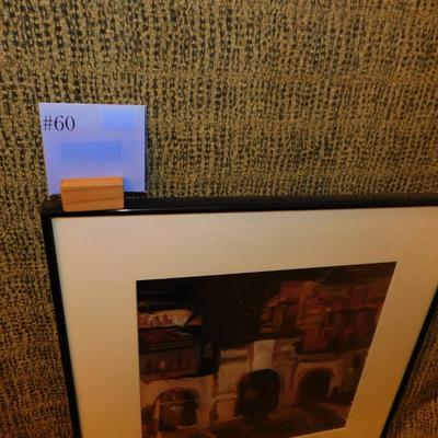 Framed & Matted Kelly Mattox Tre Archi (Night) Print 18.75”x18.25”