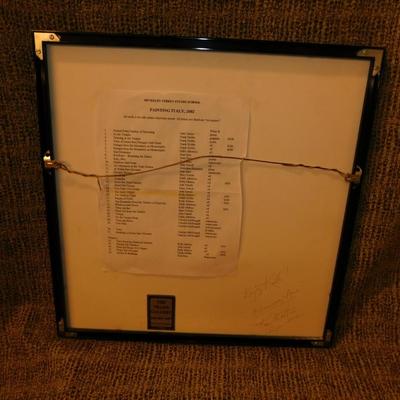 Framed & Matted Kelly Mattox Tre Archi (Night) Print 18.75”x18.25”