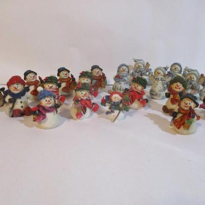 Snowmen Figurines Lot 13