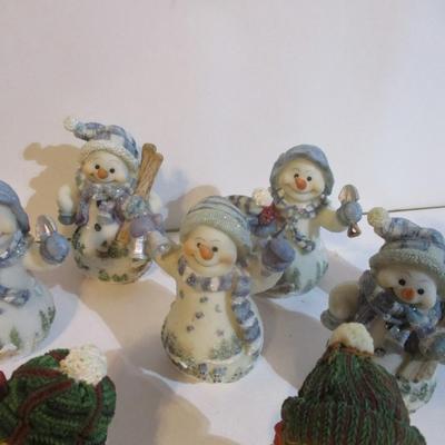 Snowmen Figurines Lot 13