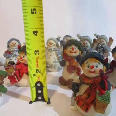 Snowmen Figurines Lot 13