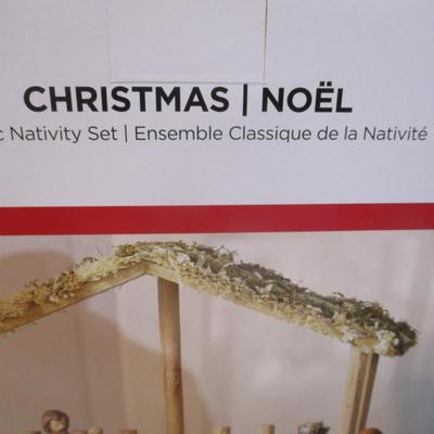 Pair Of Christmas Nativity Sets