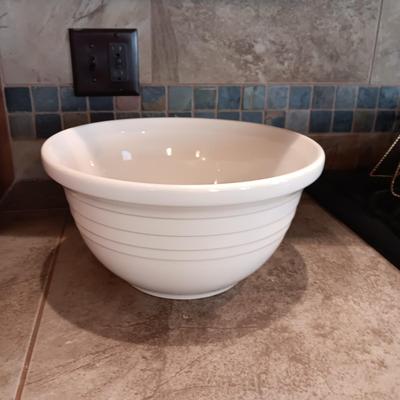LARGE 12" ROSEVILLE OHIO CLAY BOWL