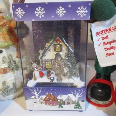 Vintage Holiday Decorations Some Electric Operated Lot 14