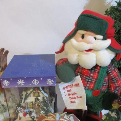 Vintage Holiday Decorations Some Electric Operated Lot 14