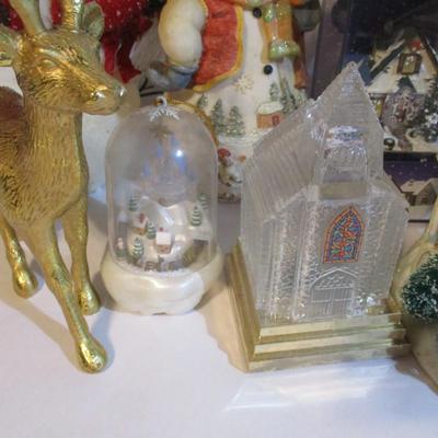 Vintage Holiday Decorations Some Electric Operated Lot 14