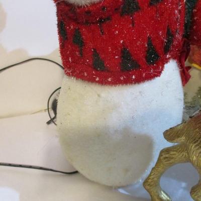 Vintage Holiday Decorations Some Electric Operated Lot 14