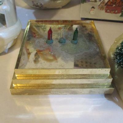 Vintage Holiday Decorations Some Electric Operated Lot 14