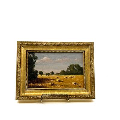 O631 Original Oil Landscape Painting Signed WH