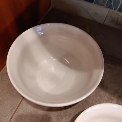 2 ROSEVILLE OHIO CLAY BOWLS