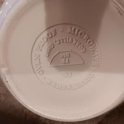2 ROSEVILLE OHIO CLAY BOWLS