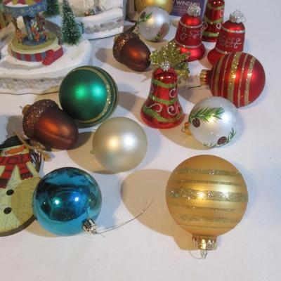 Holiday Decorations Fiber Optic Winter Carnival Ferris Wheel & Pond Lot 16