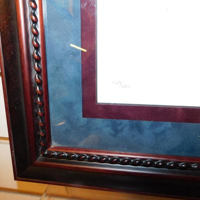 Vintage Framed & Matted Ken Schuler Print 469/600 ‘Dual Signed’