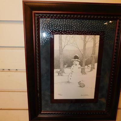 Vintage Framed & Matted Ken Schuler Print 469/600 ‘Dual Signed’