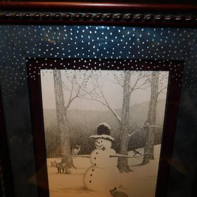 Vintage Framed & Matted Ken Schuler Print 469/600 ‘Dual Signed’
