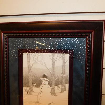 Vintage Framed & Matted Ken Schuler Print 469/600 ‘Dual Signed’