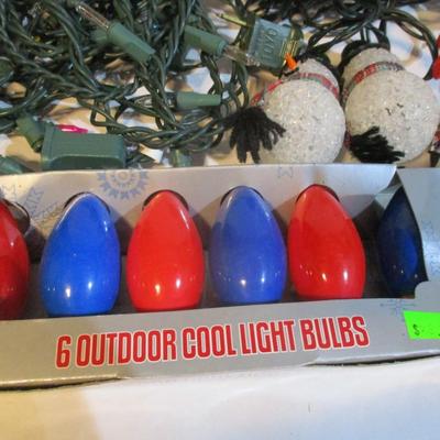 Assortment Of Christmas String Lights Lot 19