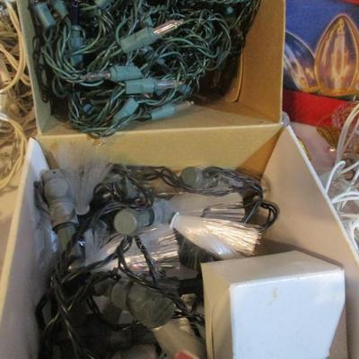 Assortment Of Christmas String Lights Lot 19