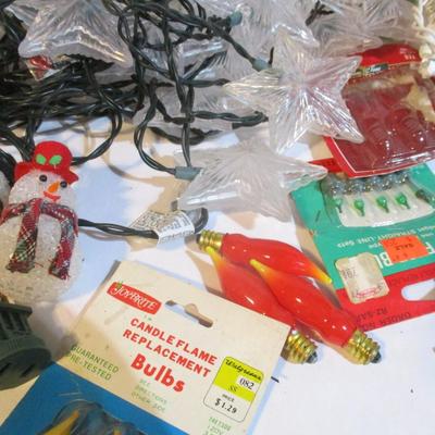 Assortment Of Christmas String Lights Lot 19