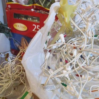 Assortment Of Christmas String Lights Lot 19