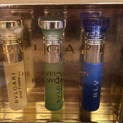 Bvlgari Travel Set of Perfume and 2 CoCo Chanel Perfumes