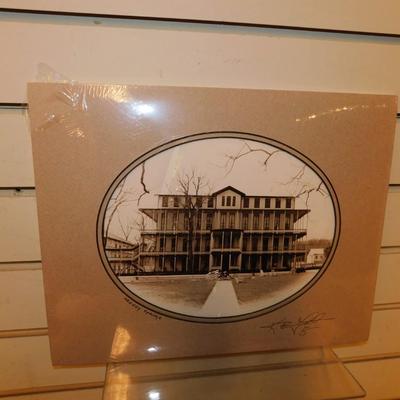 Matted Photograph of Orkney Springs Signed by Artist 14”x11”