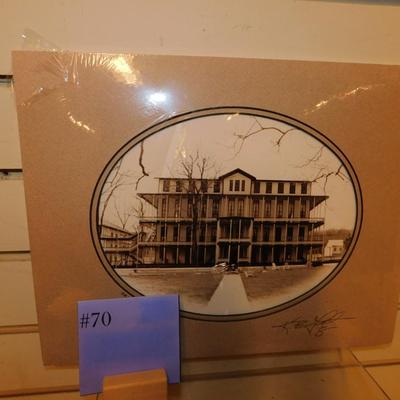 Matted Photograph of Orkney Springs Signed by Artist 14”x11”