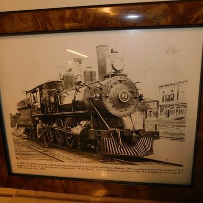 Local Interest - Photo of One of The Earliest N&W Engines (1980)