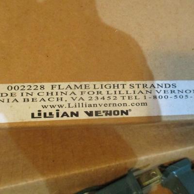 Light Strands & Bulbs "Cluster Candle Light Set" Lillian Vernon Set Lot 20