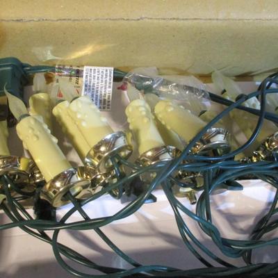 Light Strands & Bulbs "Cluster Candle Light Set" Lillian Vernon Set Lot 20
