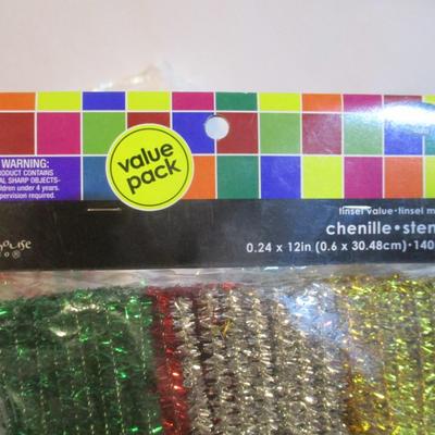 New In The Package My Little Christmas Decorations Chenille Stems Lot 22/23 (See All Pictures)