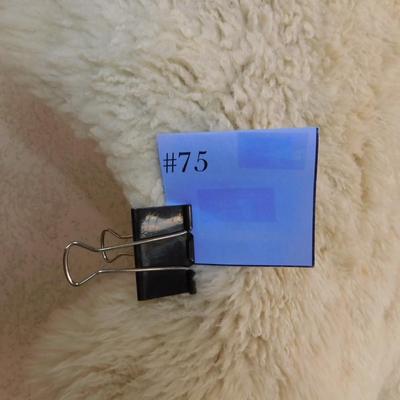 Woolmark Interiors Auskin Sheepskin Rug AS IS 71”x39”