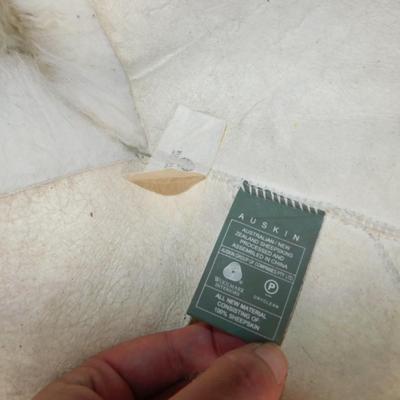 Woolmark Interiors Auskin Sheepskin Rug AS IS 71”x39”