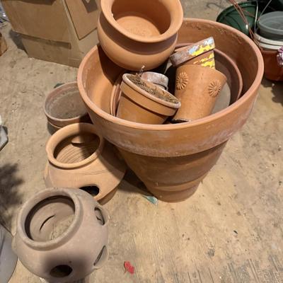 Clay pots