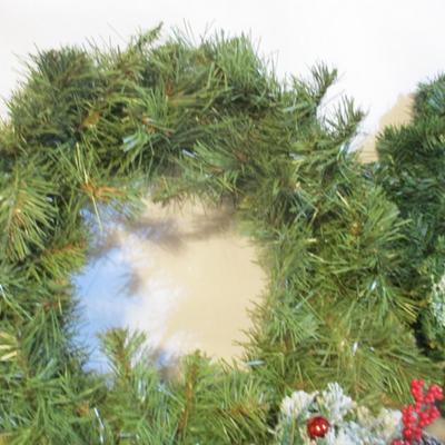 Christmas Wreaths & Oriental Trading Decorations Glass Ornaments Lot 24/25 (See All Pictures)