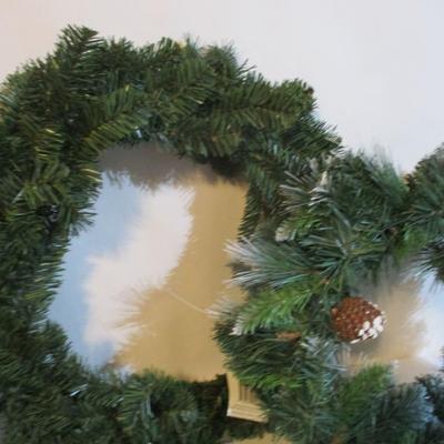 Christmas Wreaths & Oriental Trading Decorations Glass Ornaments Lot 24/25 (See All Pictures)