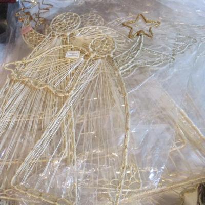 Vintage Decorations Glass Blown Ornaments Bells Lot 27
