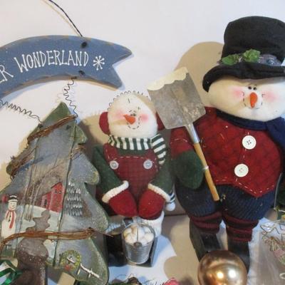 Vintage Decorations Glass Blown Ornaments Bells Lot 27