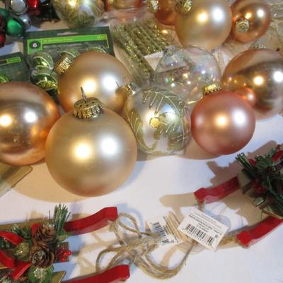 Vintage Decorations Glass Blown Ornaments Bells Lot 27