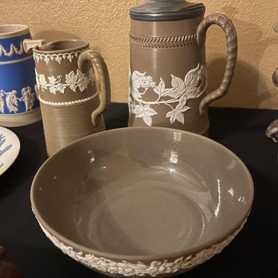 3 Pieces Jasperware