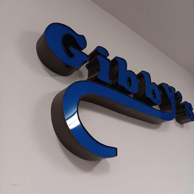"GIBBY'S" INDIVIDUAL LETTER RETAIL SIGN
