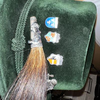 Lembert Velour Fedora and Pins