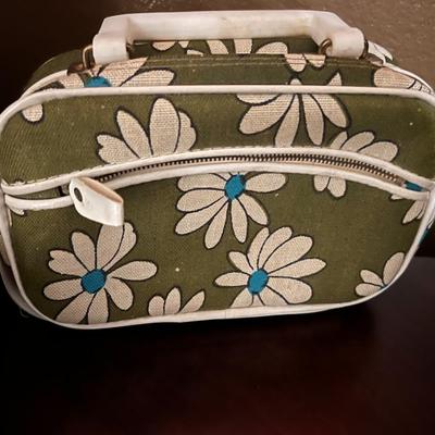 Vintage Lady Sunbeam Hair Dryer and Small Bag