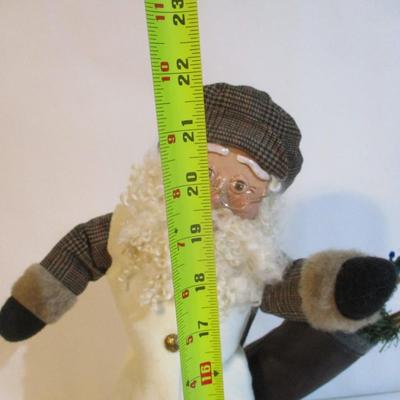 Santa Golfer Figurine