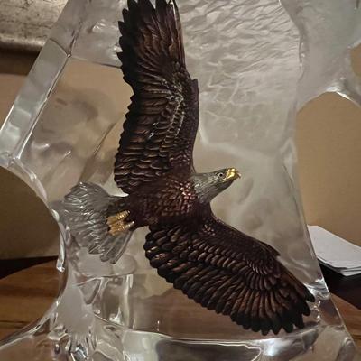 K. Cantrell Eagle Sculpture SIgned #24/2001