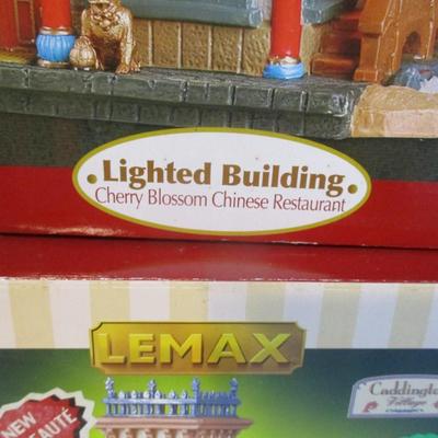 Lemax Lighted Buildings With Original Boxes